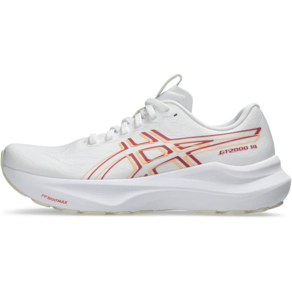 image:imageASICS Womens GT2000 14 Running ShoesWhiteDark Pink Clay