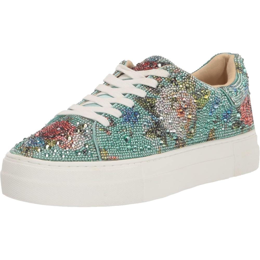 image:imageBetsey Johnson Womens Sidny SneakerGreen Multi