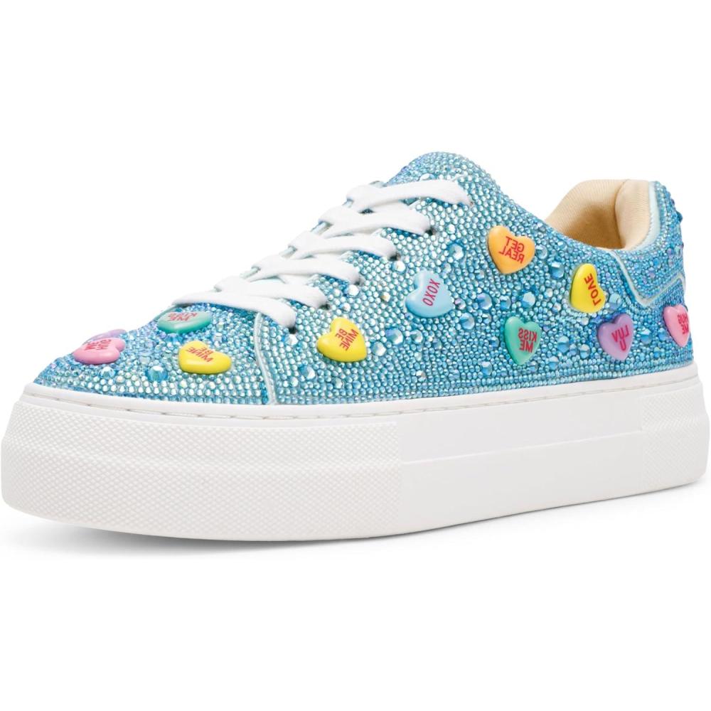 image:imageBetsey Johnson Womens Sidny SneakerMint Multi Heart