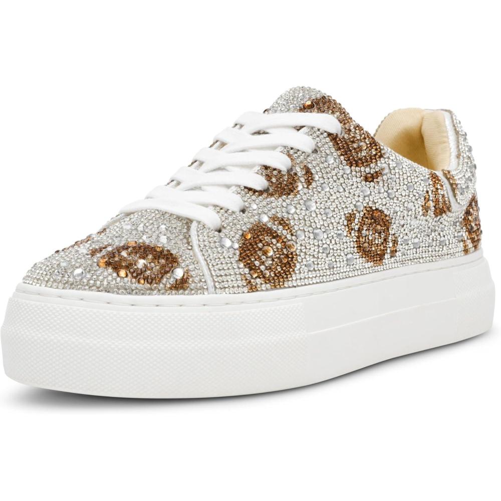 image:imageBetsey Johnson Womens Sidny SneakerSilver Football