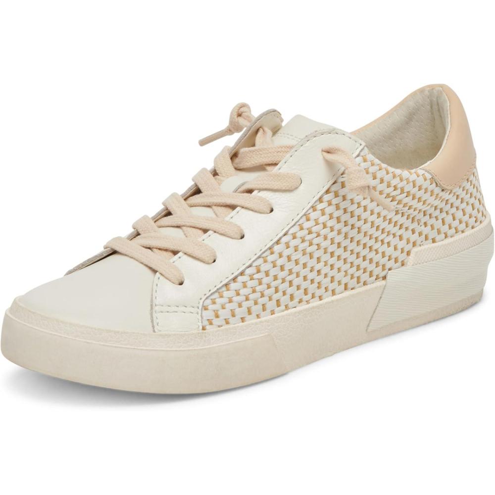 image:imageDolce Vita Womens Notice SneakerTanCream Raffia