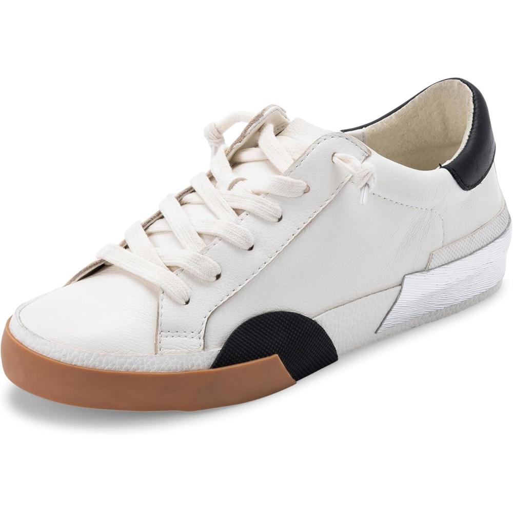 image:imageDolce Vita Womens Notice SneakerWhiteBlack Leather