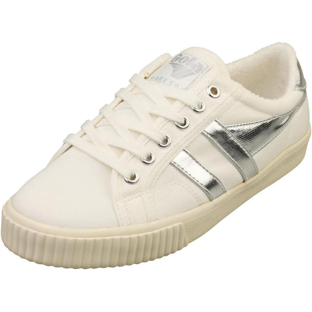 image:imageGola Womens Coaster High Fashion SneakerOff White Off White Silver Wj