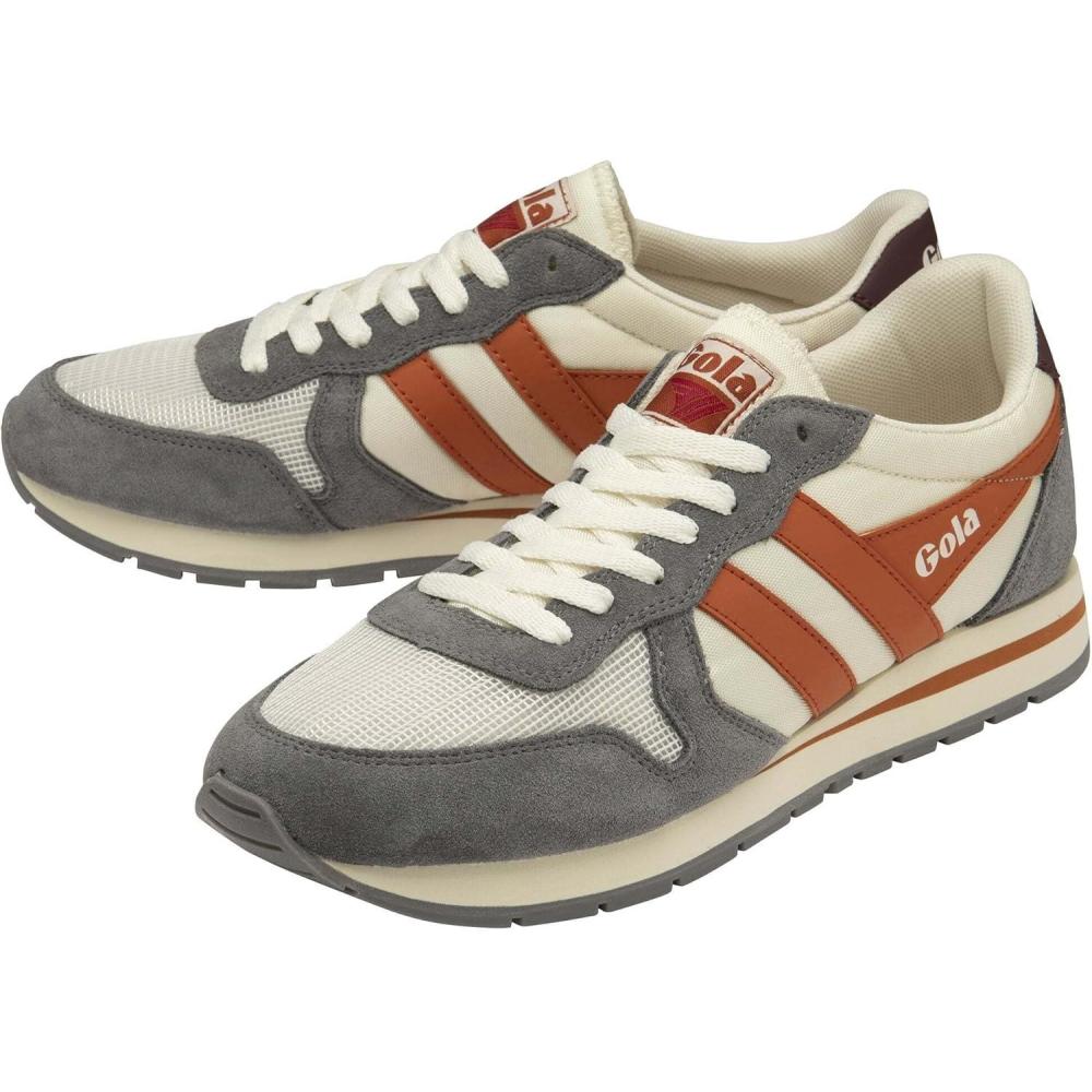 image:imageGola Womens Coaster High Fashion SneakerOffwhiteAshMoody Orange