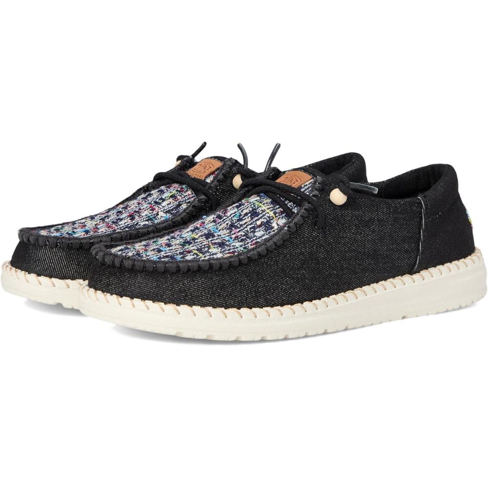 image:imageHEYDUDE Womens Wendy Funk Crafted TweedBlack