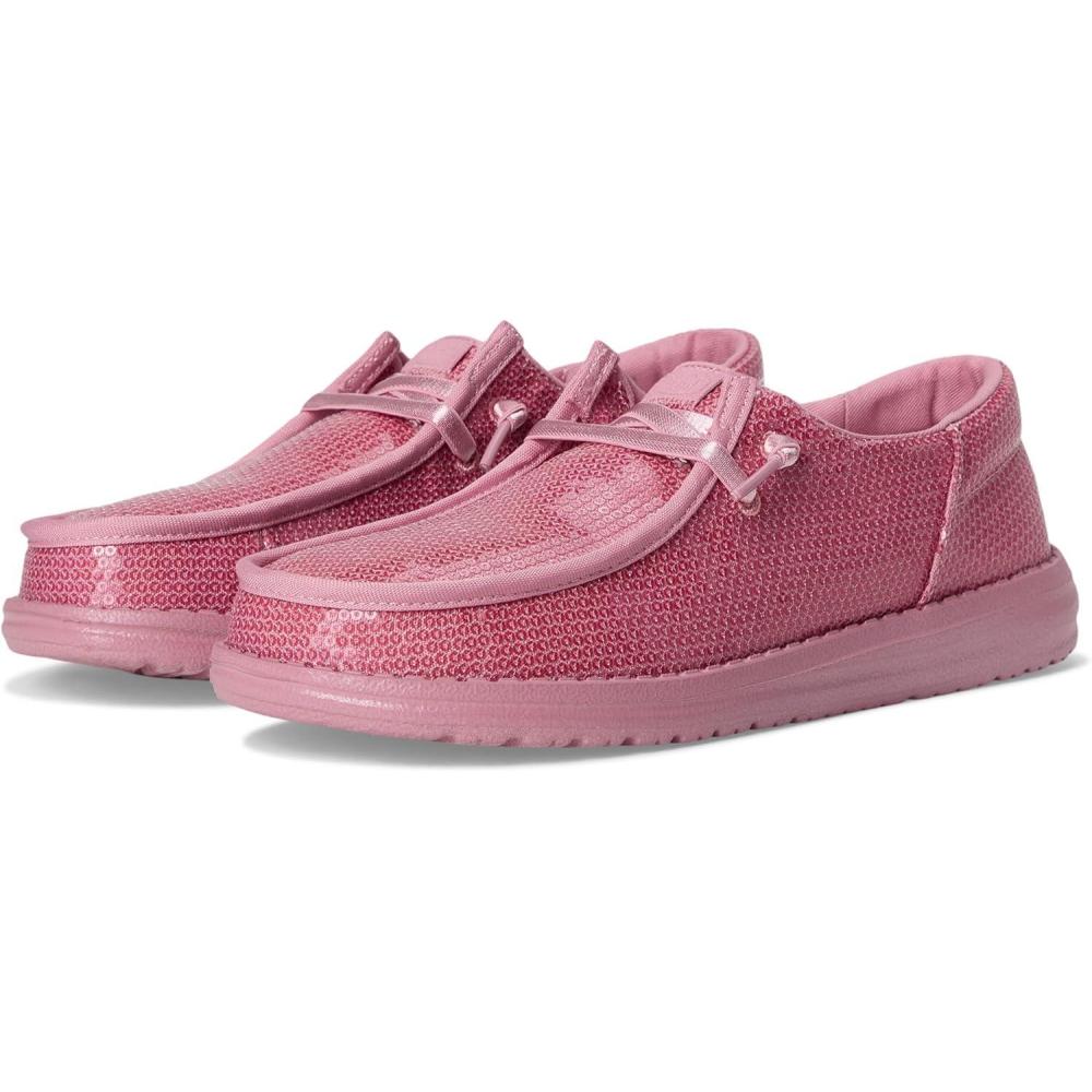 image:imageHEYDUDE Womens Wendy Funk Mono SequinFoxglove Pink