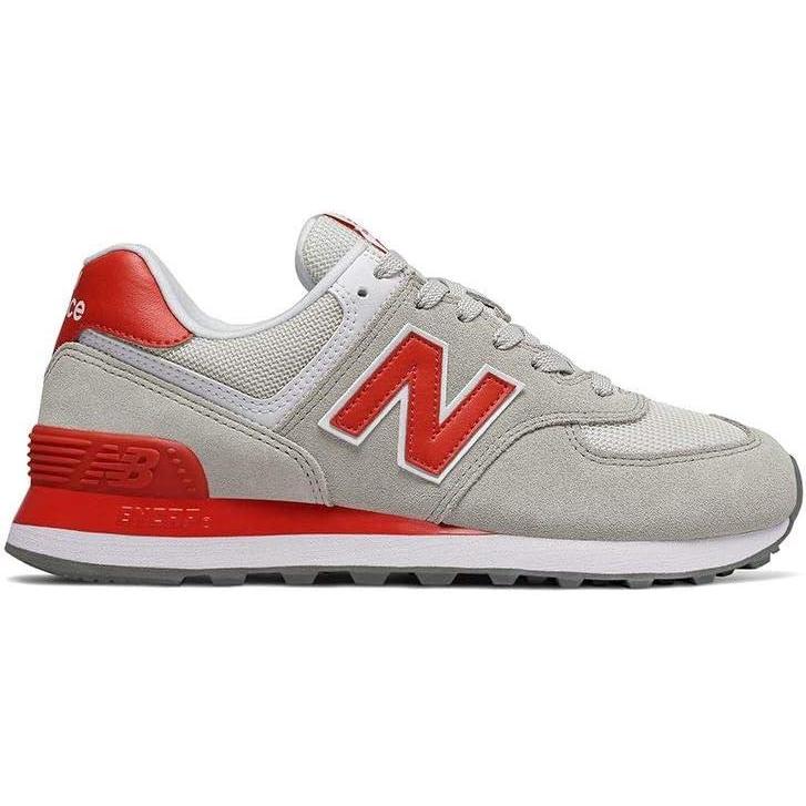 image:imageNew Balance Womens 574Grey Grey Red Grey Red