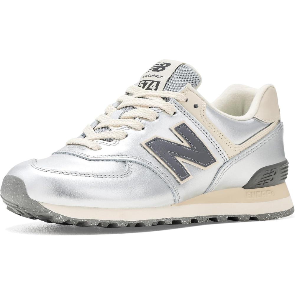 image:imageNew Balance Womens 574Metallic SilverArtic Grey