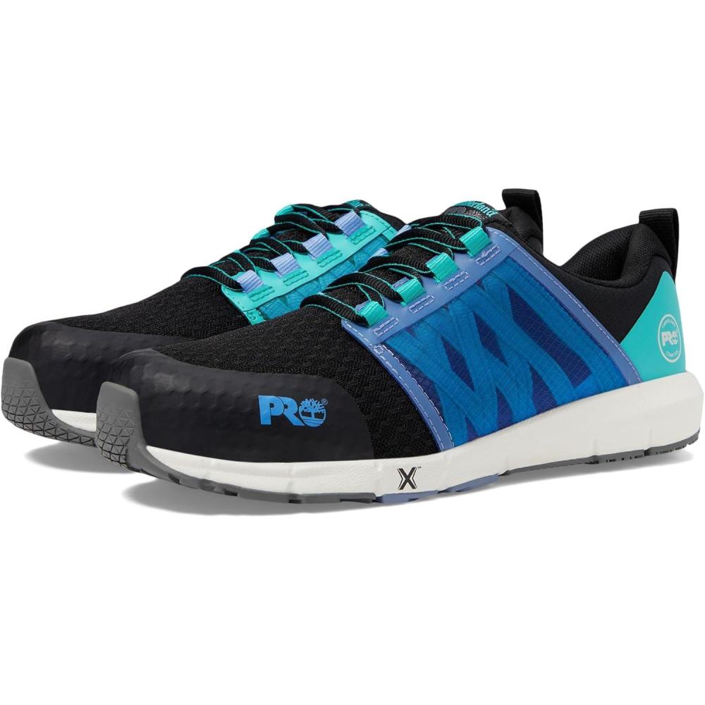 image:imageTimberland PRO Mens Powertrain Alloy Toe Safety ShoesBlackAqua