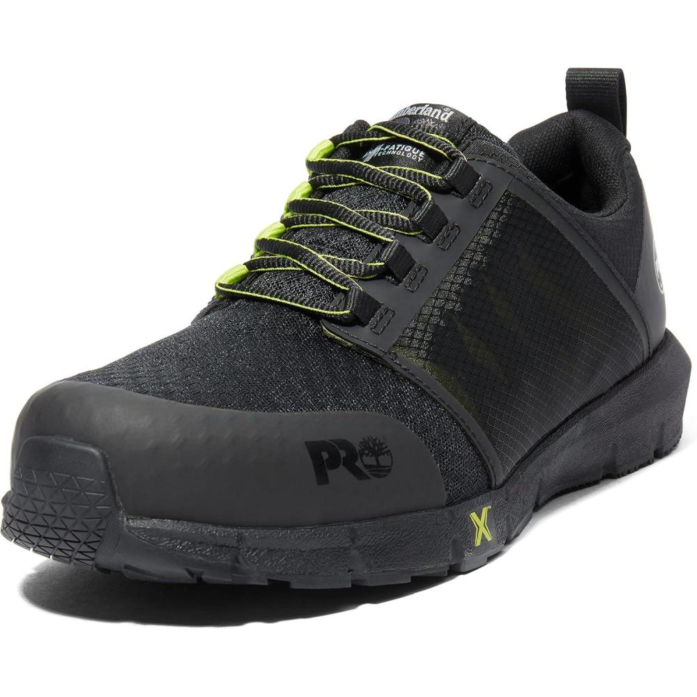 image:imageTimberland PRO Mens Powertrain Alloy Toe Safety ShoesBlackHighviz