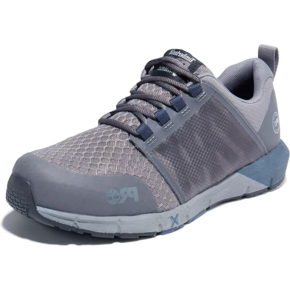 image:imageTimberland PRO Mens Powertrain Alloy Toe Safety ShoesGreyNavy V1