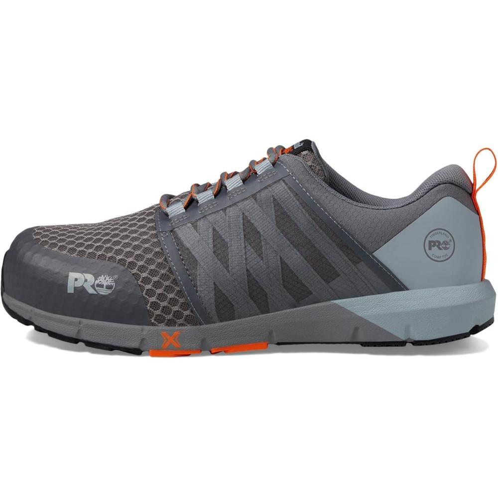 image:imageTimberland PRO Mens Powertrain Alloy Toe Safety ShoesGreyOrange 1