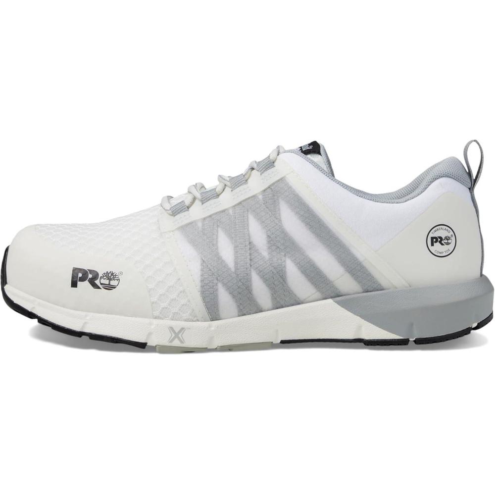 image:imageTimberland PRO Mens Powertrain Alloy Toe Safety ShoesWhiteGrey 1