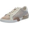 White/Dune Embossed Leather