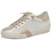 White/Gold Leather