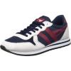 Navy White Deep Red