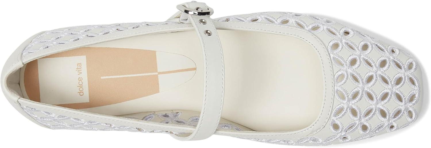 image:imageDolce Vita Womens Rodni Eyelet PerfTrue White Leather