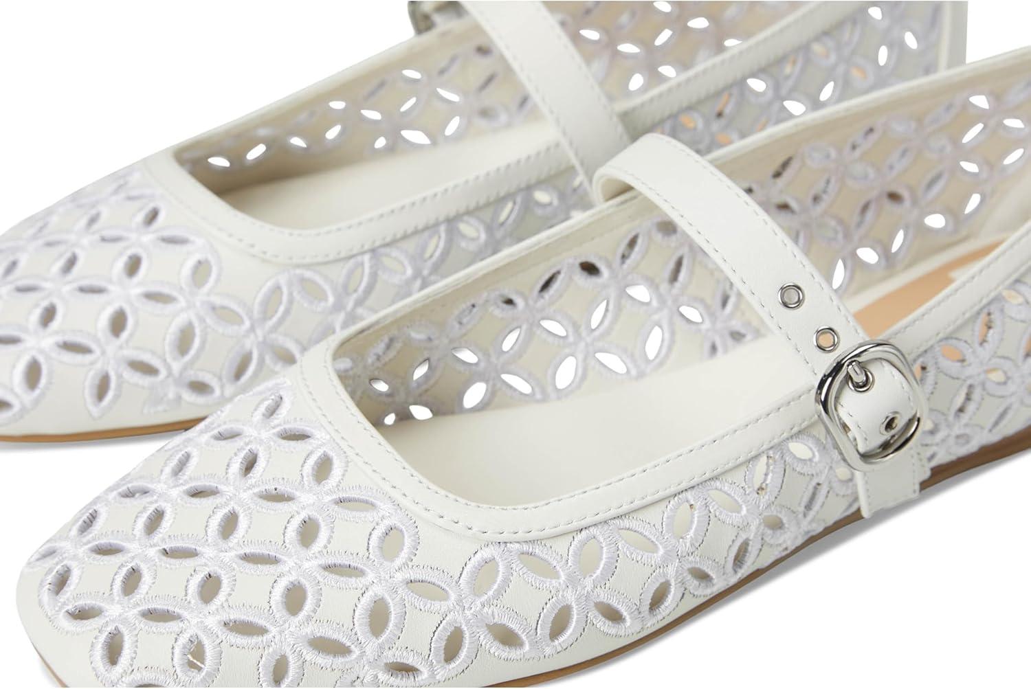 image:imageDolce Vita Womens Rodni Eyelet PerfTrue White Leather