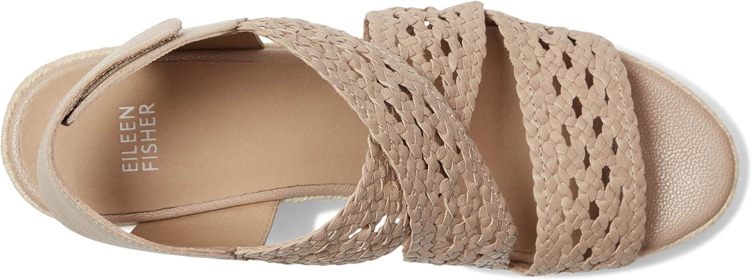 image:imageEileen Fisher Womens Willow Espadrille Wedge SandalParchment