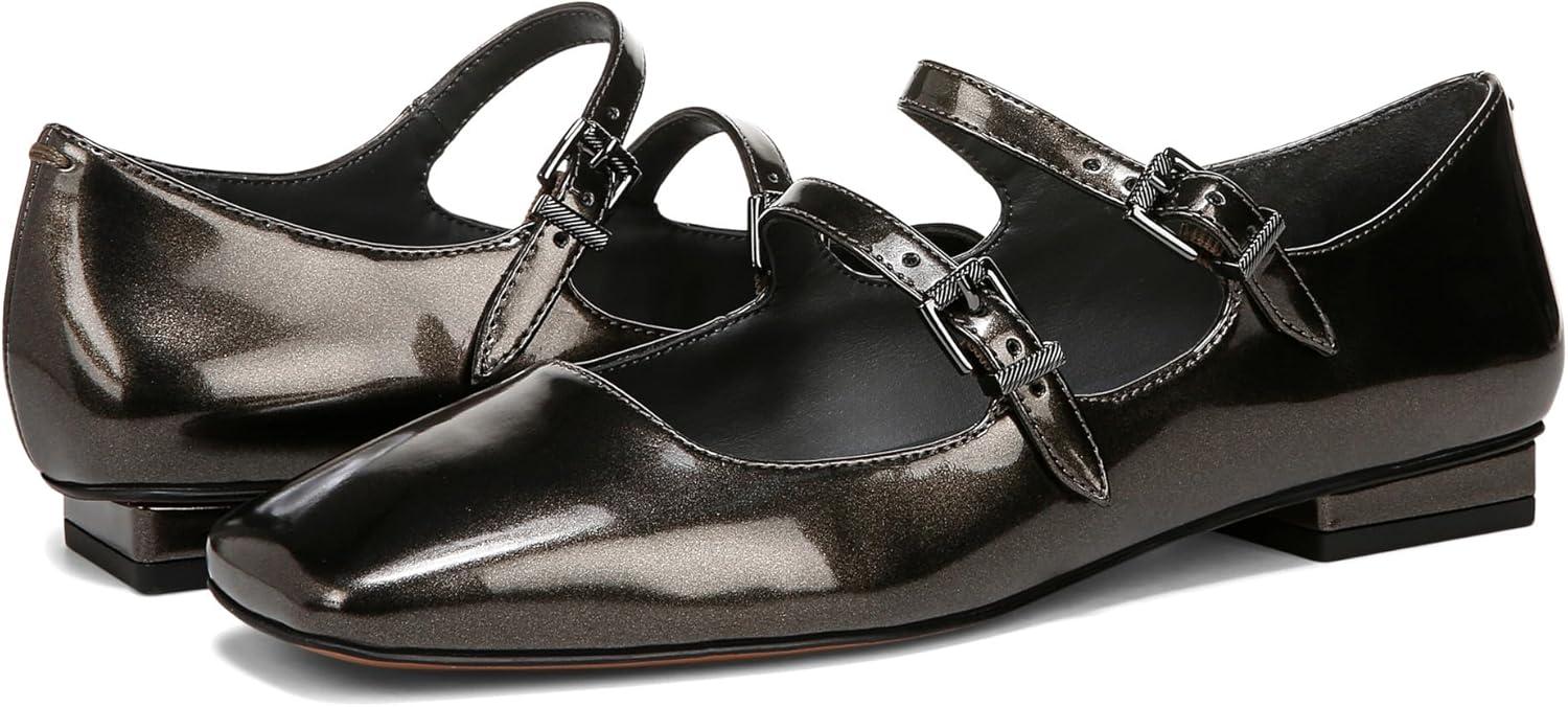 image:imageFranco Sarto Womens Tesoro Mary JaneGunmetal Patent Faux Leather