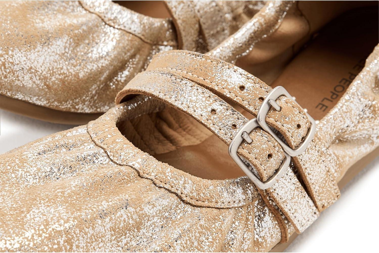 image:imageFree People Womens Gemini Ballet FlatChampagne Metallic