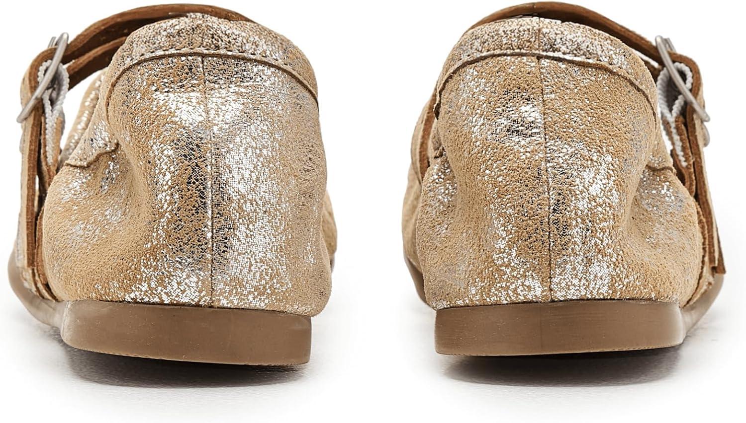 image:imageFree People Womens Gemini Ballet FlatChampagne Metallic