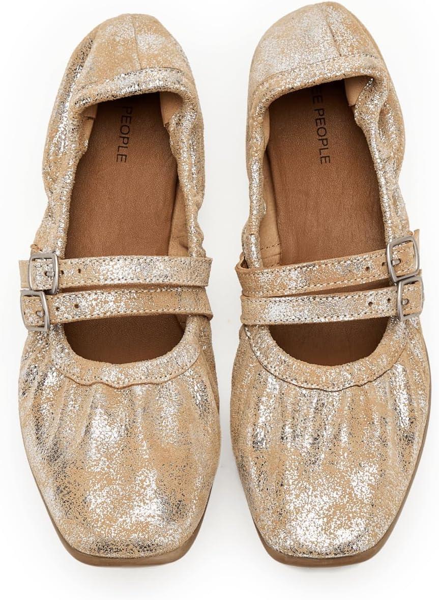 image:imageFree People Womens Gemini Ballet FlatChampagne Metallic