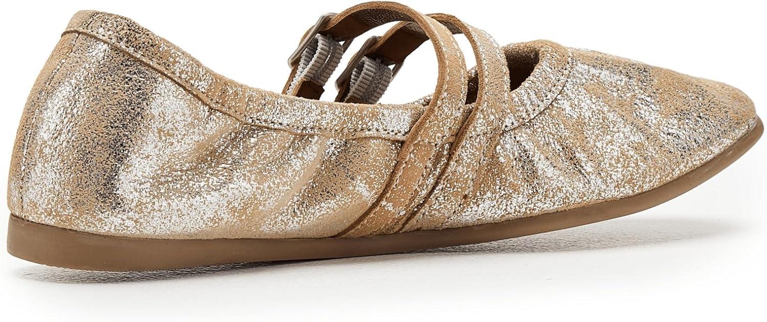 image:imageFree People Womens Gemini Ballet FlatChampagne Metallic