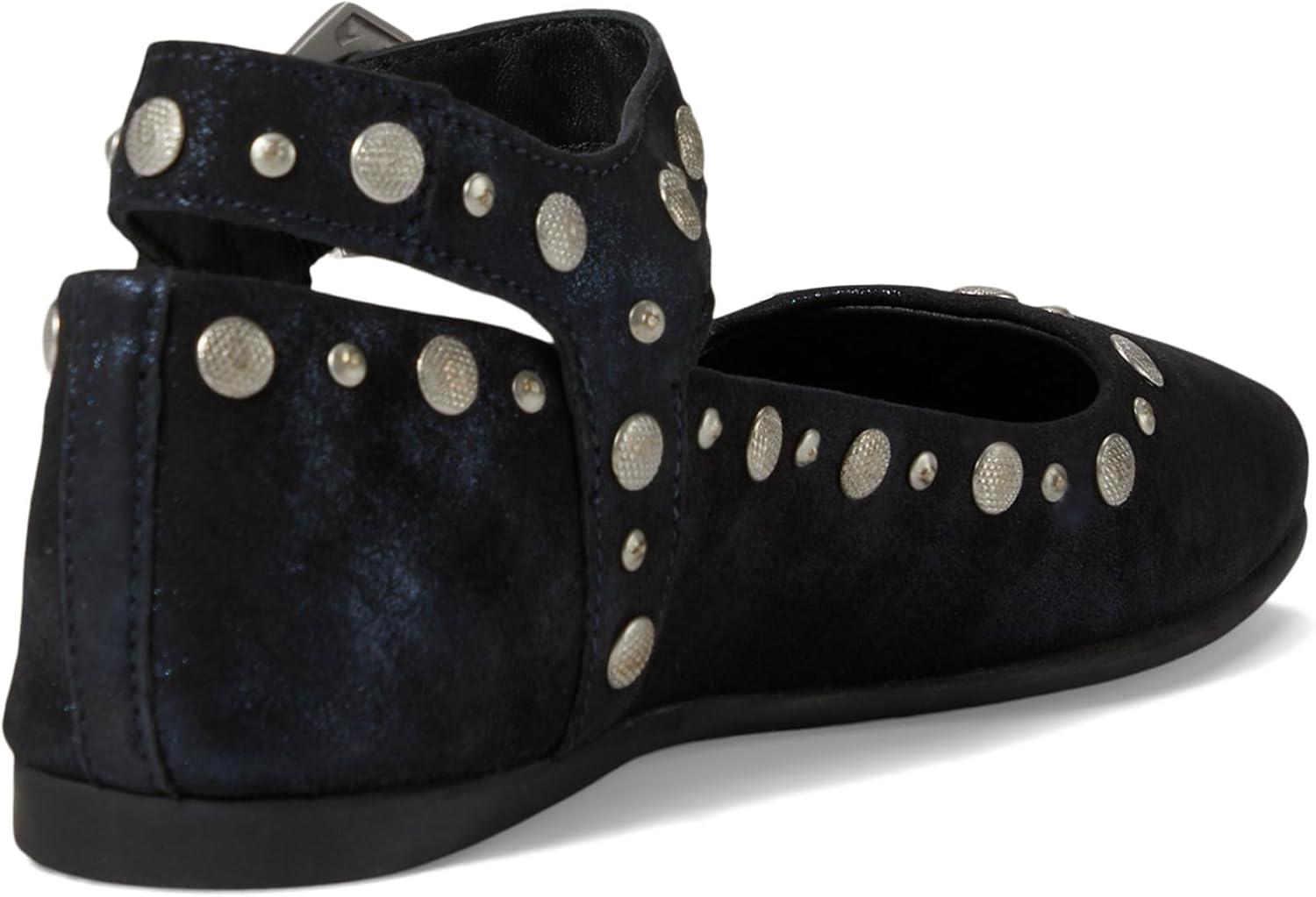 image:imageFree People Womens Mystic Mary Jane FlatsBright Navy Metallic