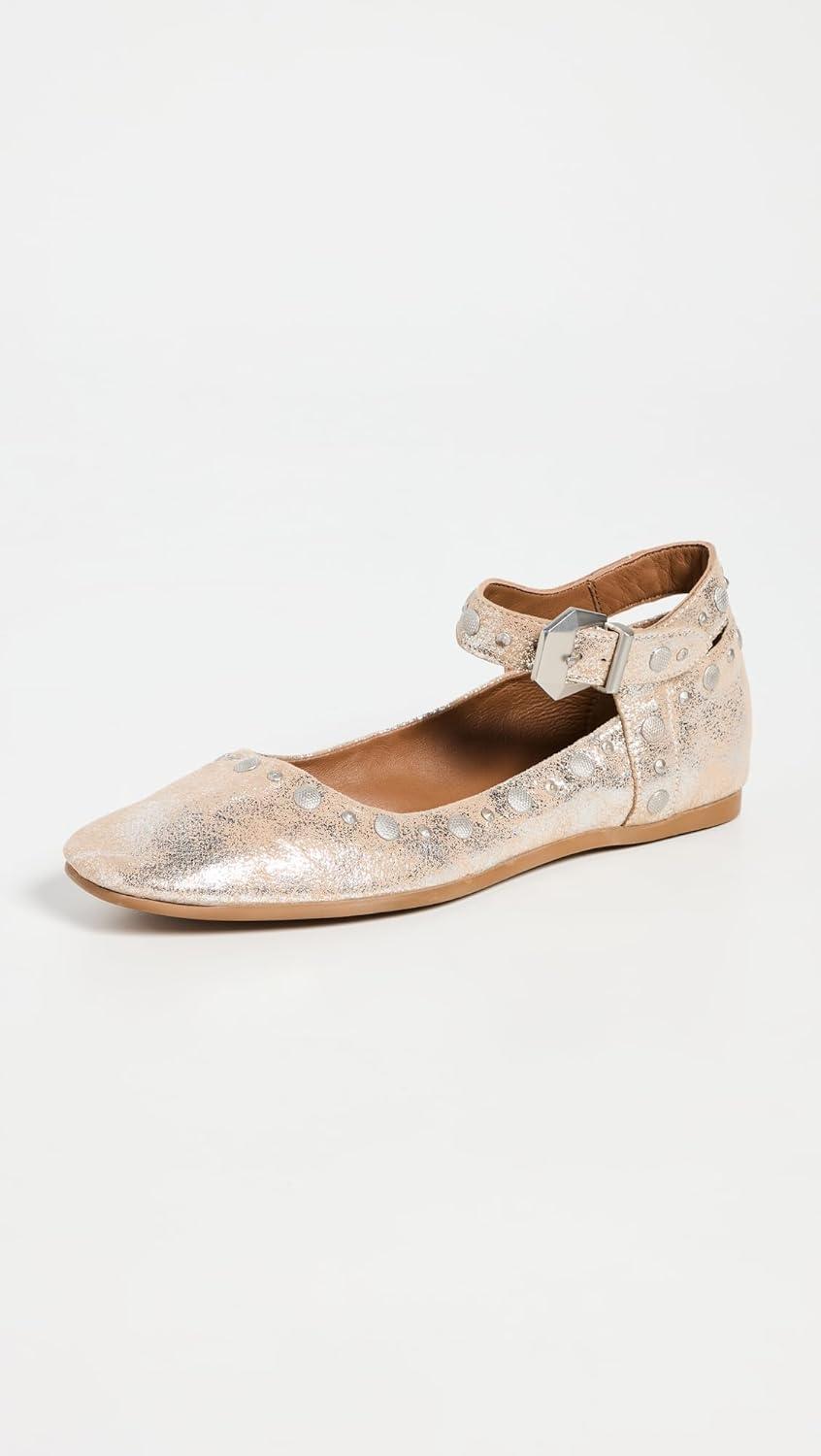 image:imageFree People Womens Mystic Mary Jane FlatsChampagne