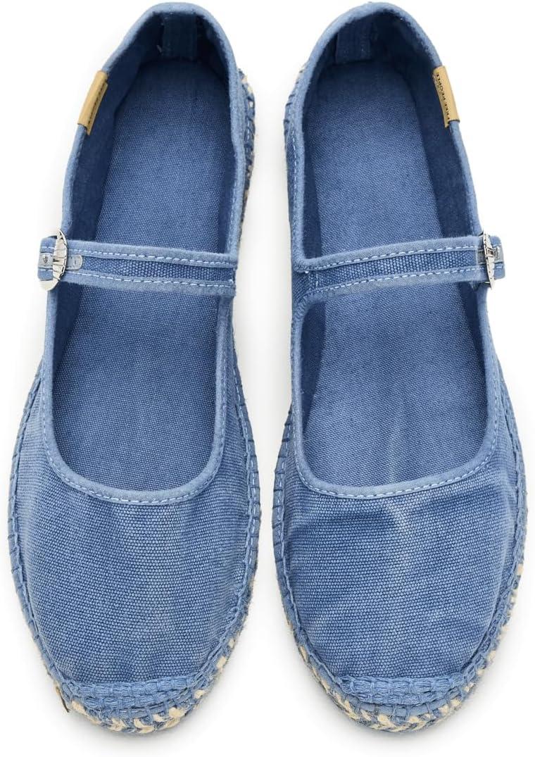 image:imageFree People Womens Oasis Mary Jane EspadrillesWashed Nautical Blue