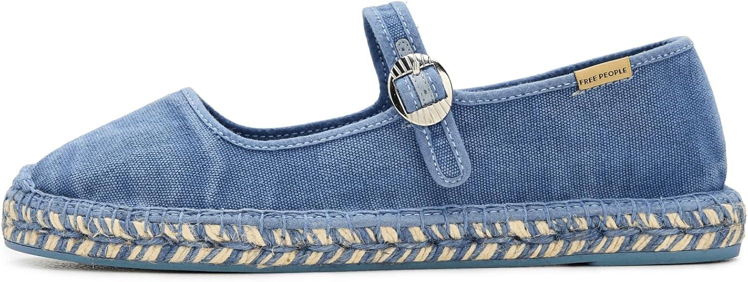 image:imageFree People Womens Oasis Mary Jane EspadrillesWashed Nautical Blue