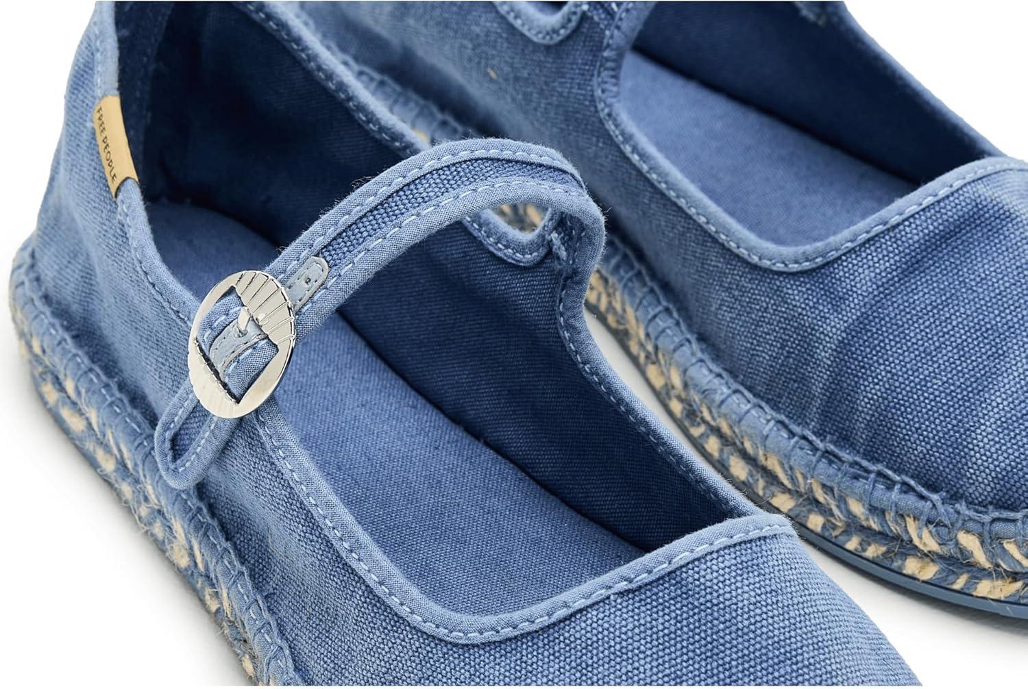 image:imageFree People Womens Oasis Mary Jane EspadrillesWashed Nautical Blue
