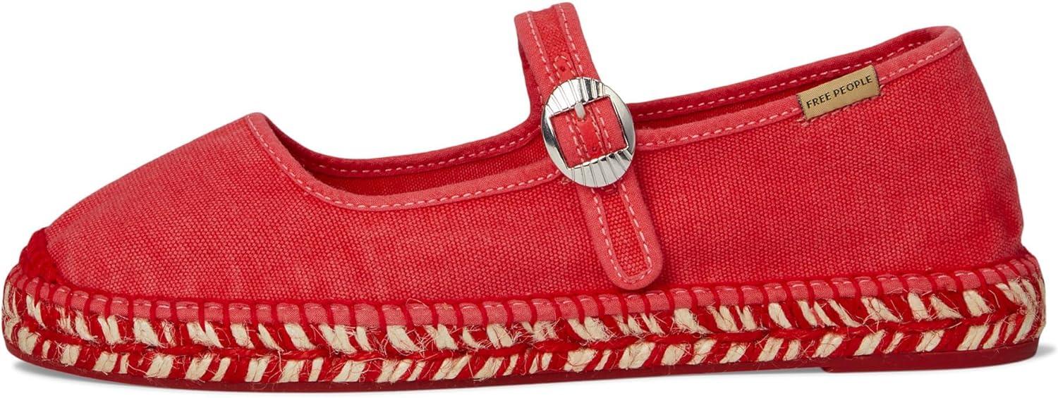 image:imageFree People Womens Oasis Mary Jane EspadrillesWashed Salsa