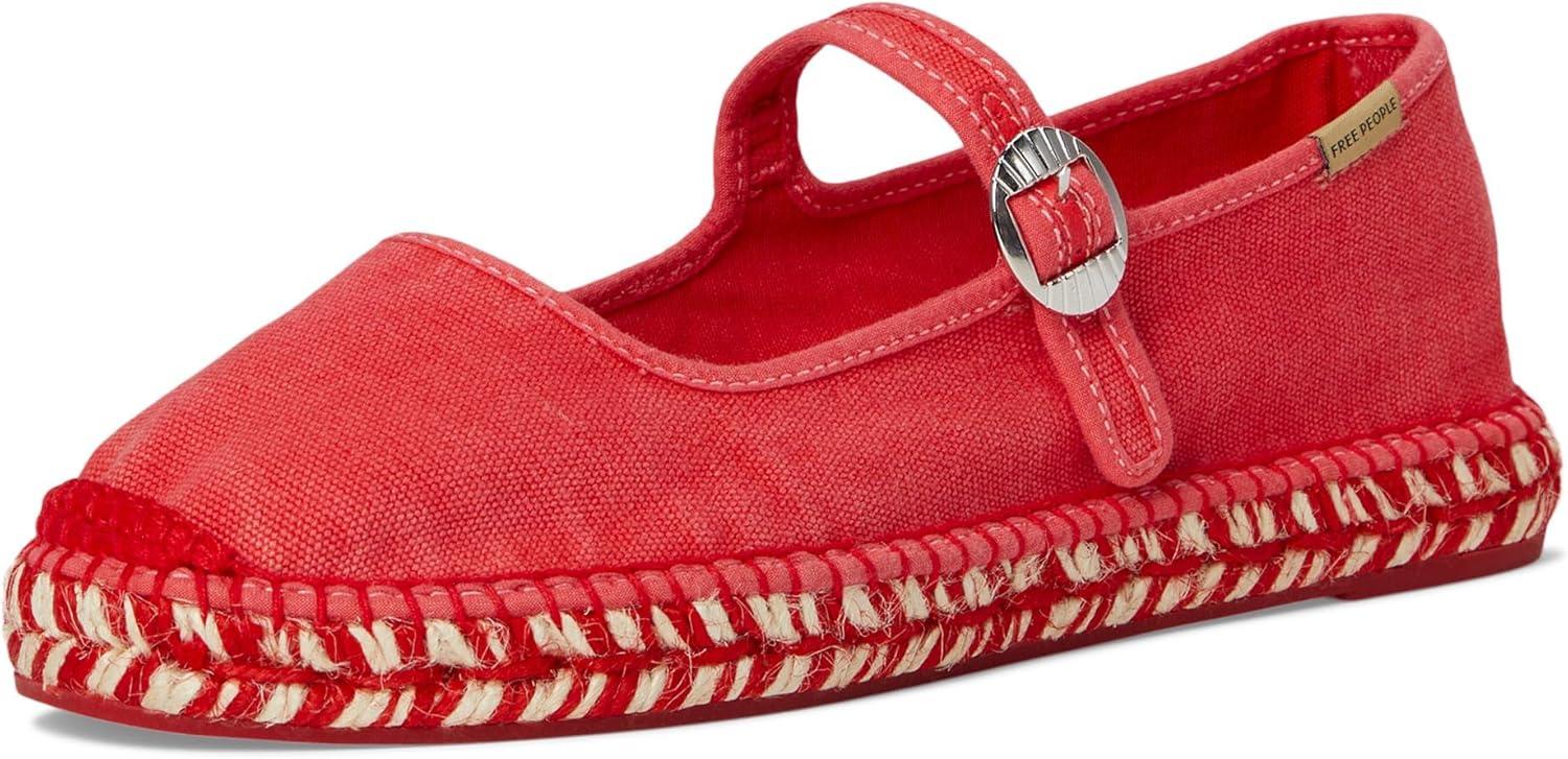 image:imageFree People Womens Oasis Mary Jane EspadrillesWashed Salsa