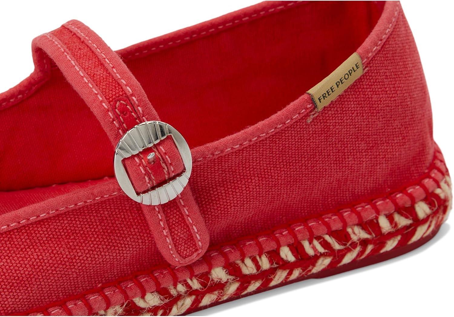 image:imageFree People Womens Oasis Mary Jane EspadrillesWashed Salsa