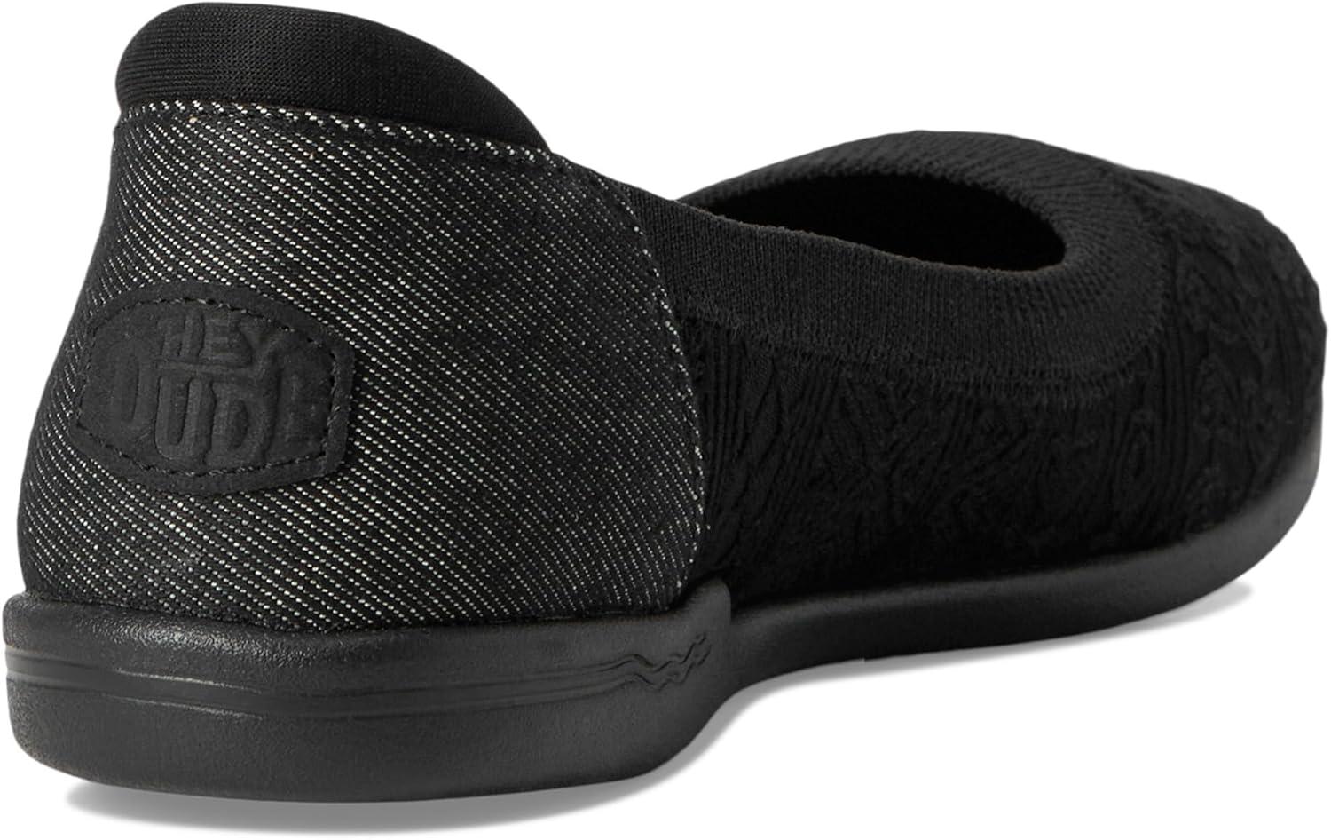 image:imageHEYDUDE Womens Savannah Slip SeasonalBlack