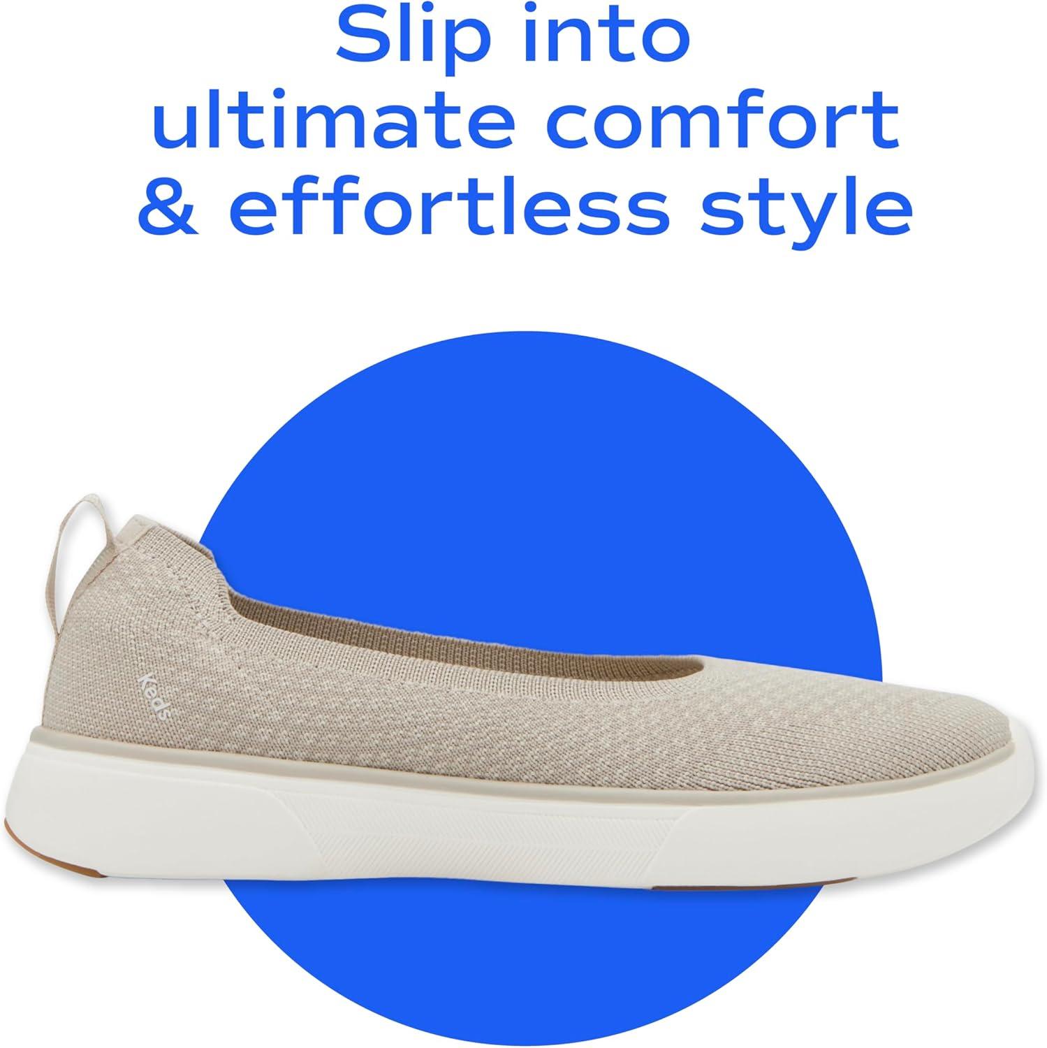 image:imageKeds Womens Blisswalk SkimmerTaupe Knit