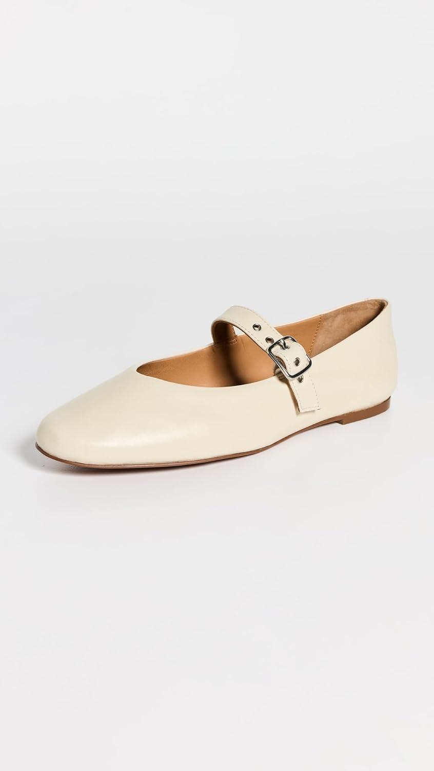 image:imageMadewell Womens The Beverley Mary Jane FlatsEcru