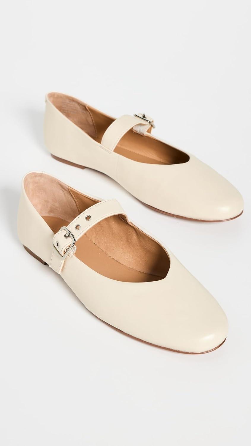 image:imageMadewell Womens The Beverley Mary Jane FlatsEcru