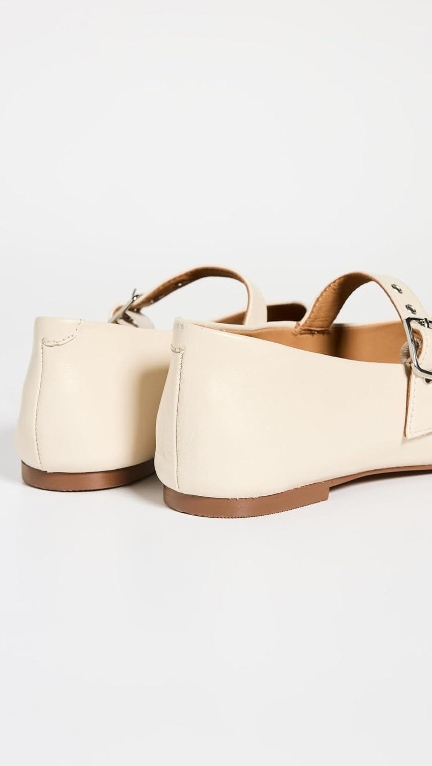 image:imageMadewell Womens The Beverley Mary Jane FlatsEcru