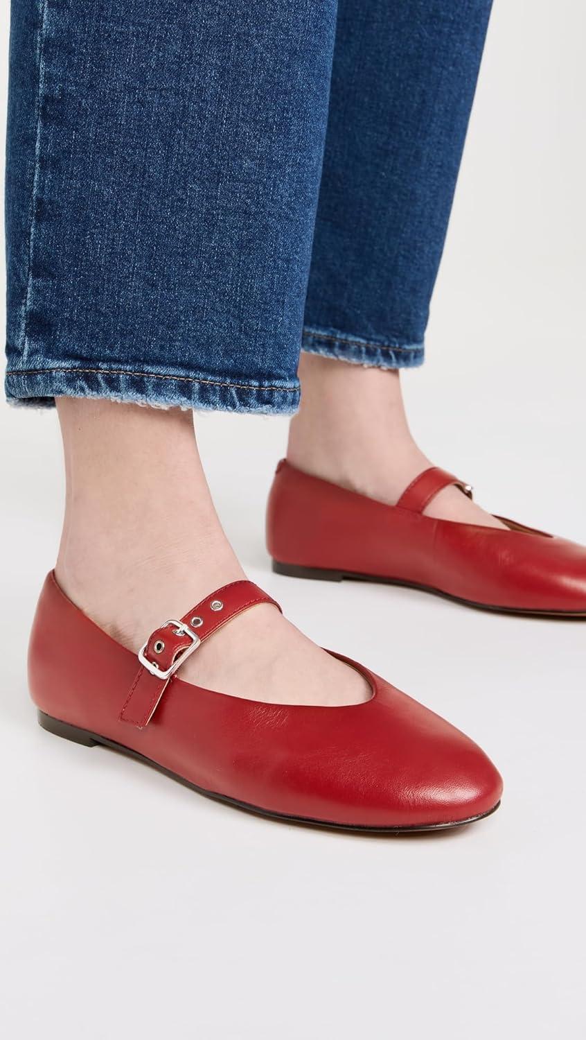 image:imageMadewell Womens The Beverley Mary Jane FlatsRuby Port
