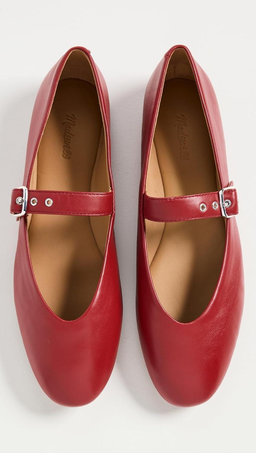 image:imageMadewell Womens The Beverley Mary Jane FlatsRuby Port