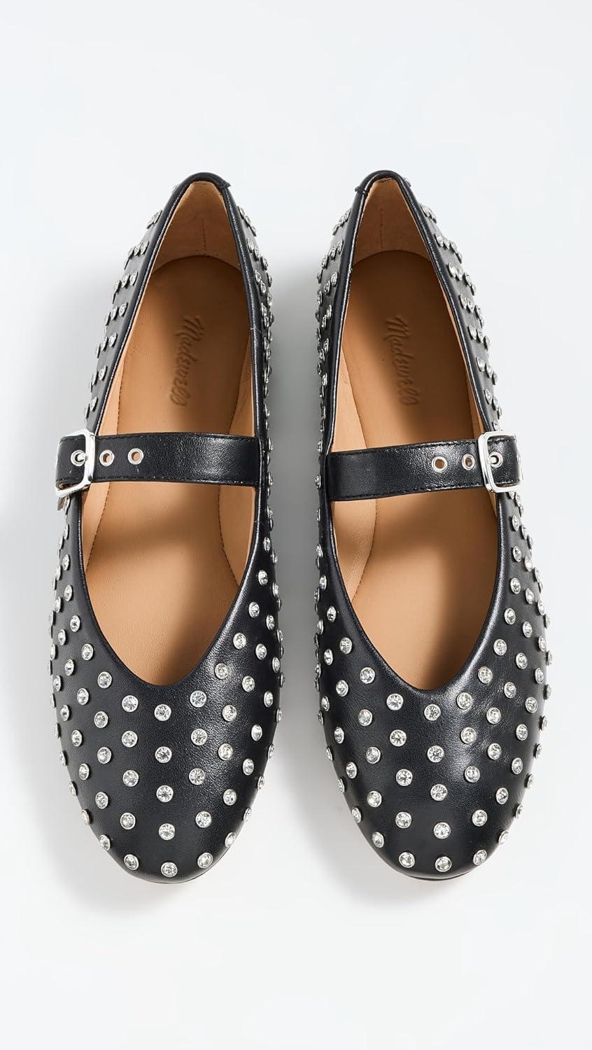 image:imageMadewell Womens The Beverley Mary Jane FlatsTrue Black
