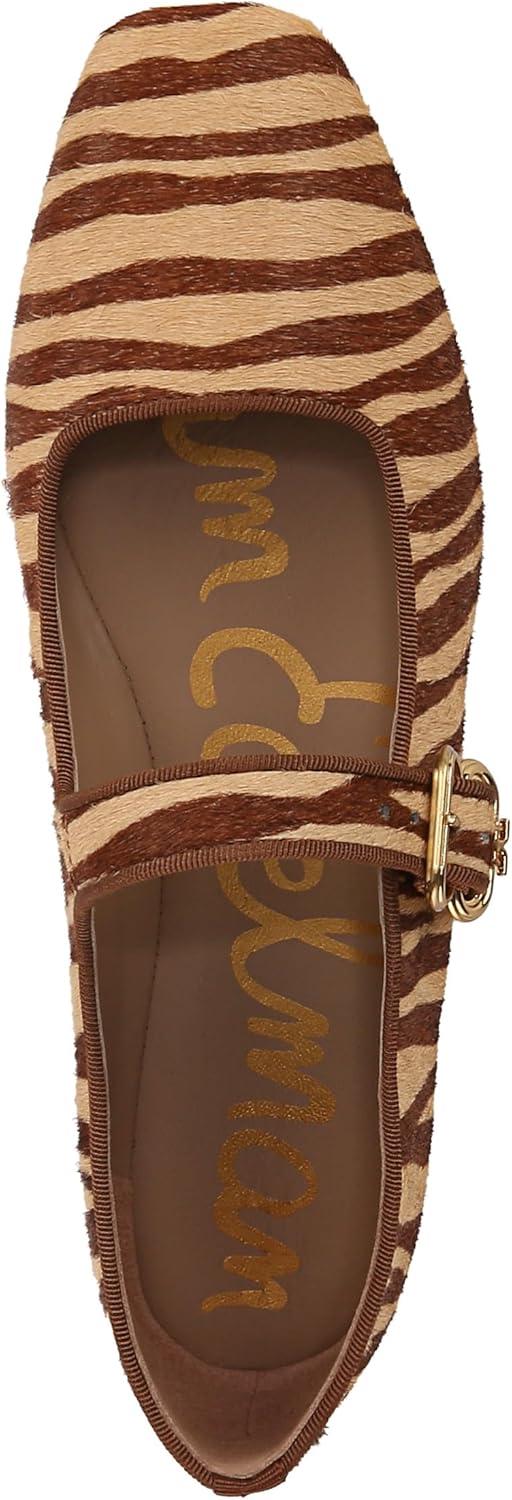 image:imageSam Edelman Womens MichaelaMary Jane FlatBeechwood Zebra Multi