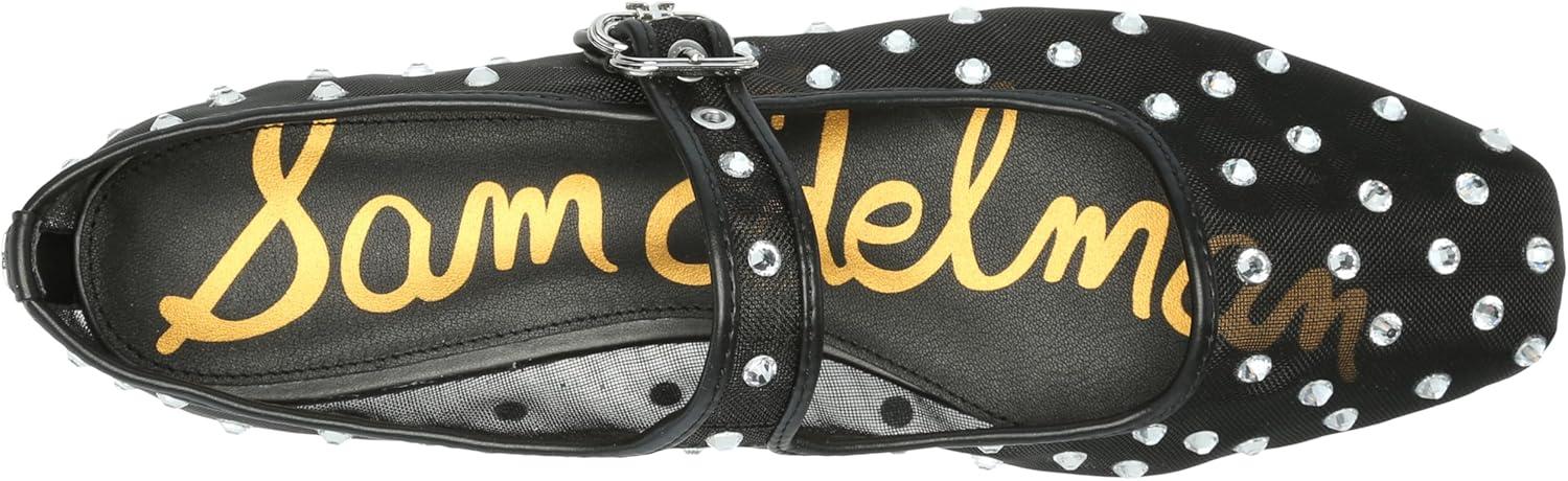 image:imageSam Edelman Womens MichaelaMary Jane FlatBlack Glitz Mesh