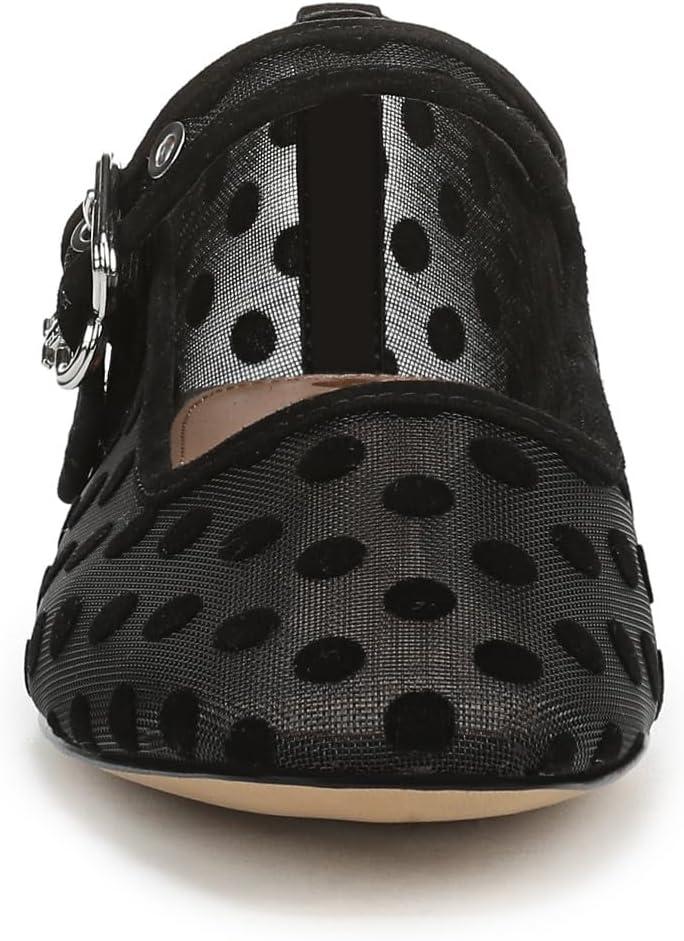 image:imageSam Edelman Womens MichaelaMary Jane FlatBlack Polka Dot Mesh
