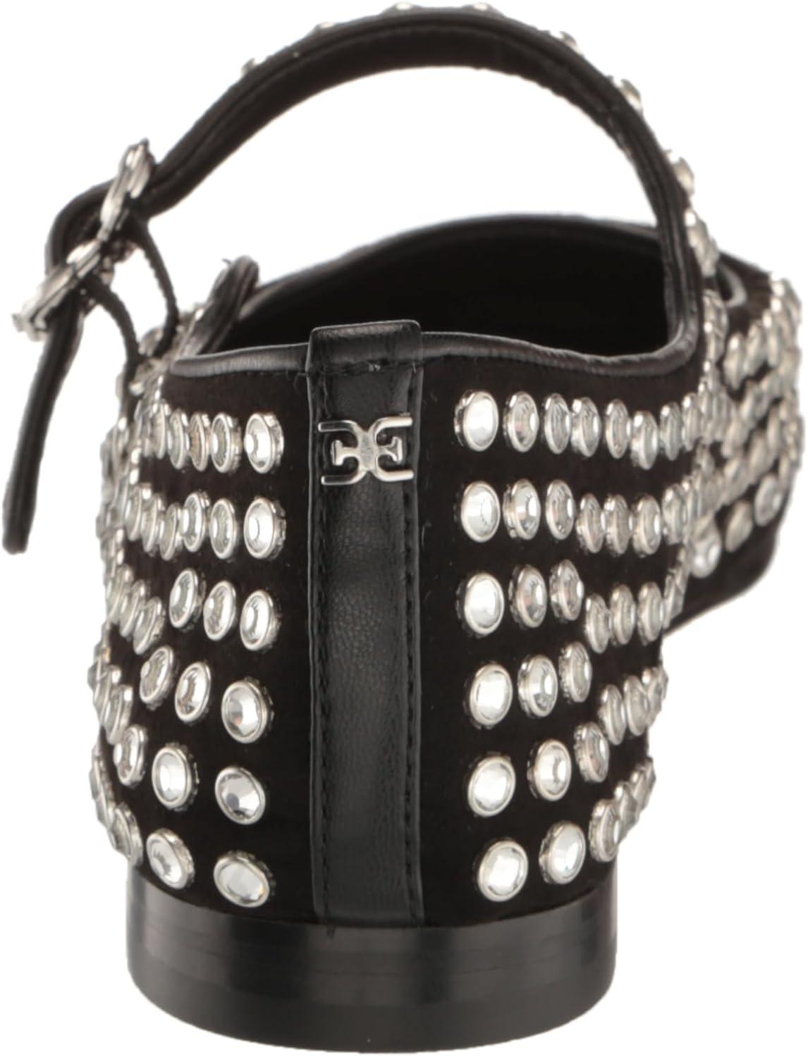 image:imageSam Edelman Womens MichaelaMary Jane FlatBlack Suede Gem