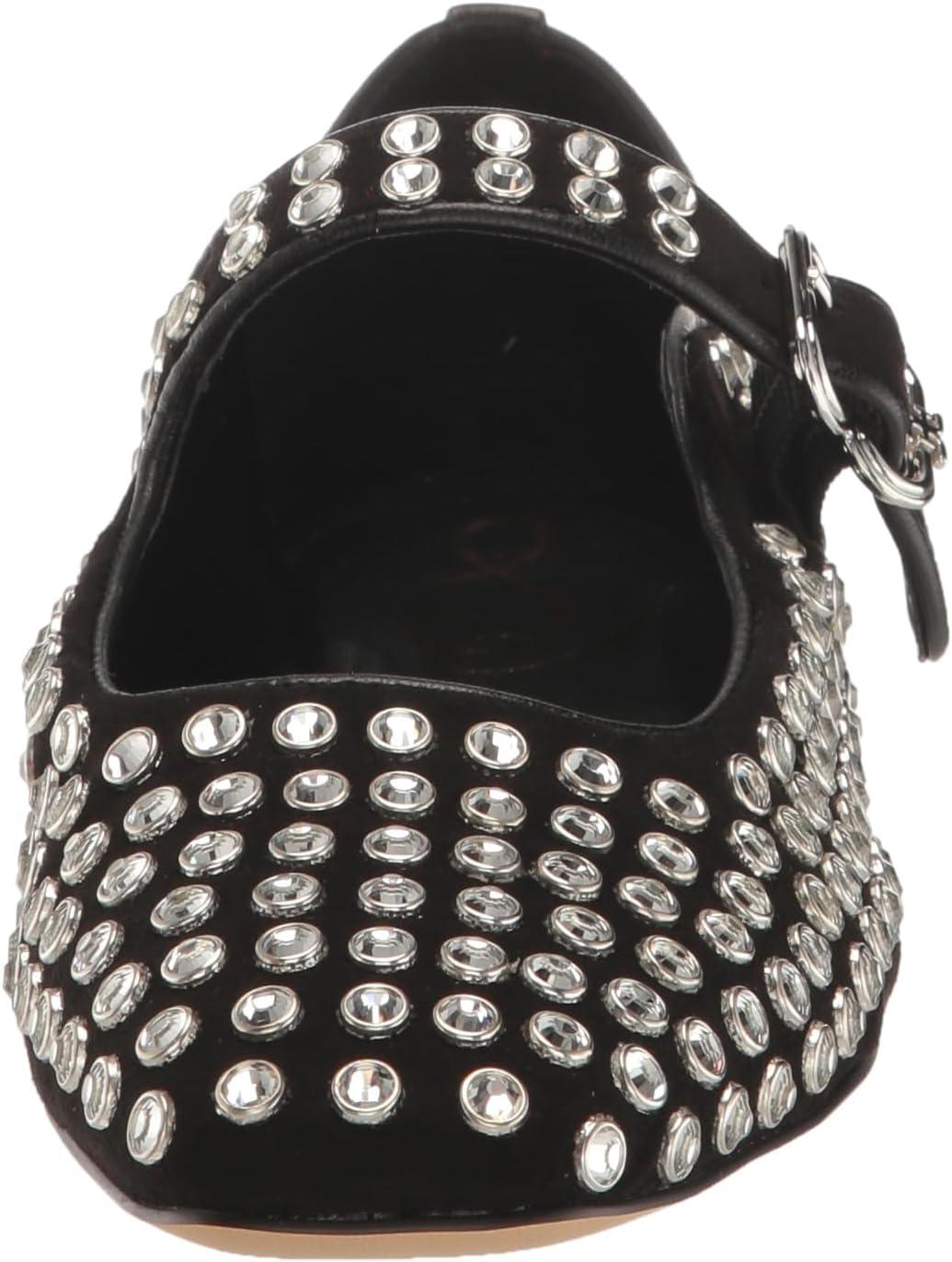 image:imageSam Edelman Womens MichaelaMary Jane FlatBlack Suede Gem