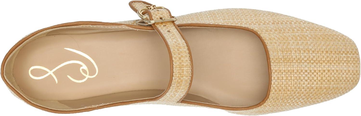 image:imageSam Edelman Womens MichaelaMary Jane FlatBleached Beechwood